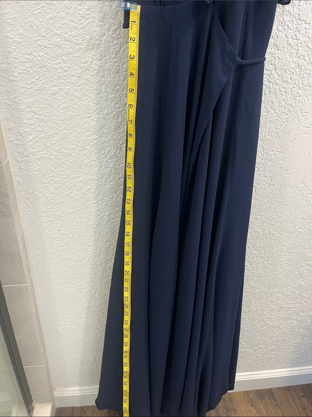 Reformation Navy Plunge V-Neck Maxi Dress READ - Picture 13 of 13